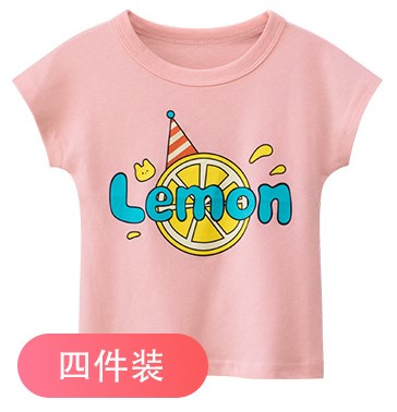 Lemon on pink body T-shirt